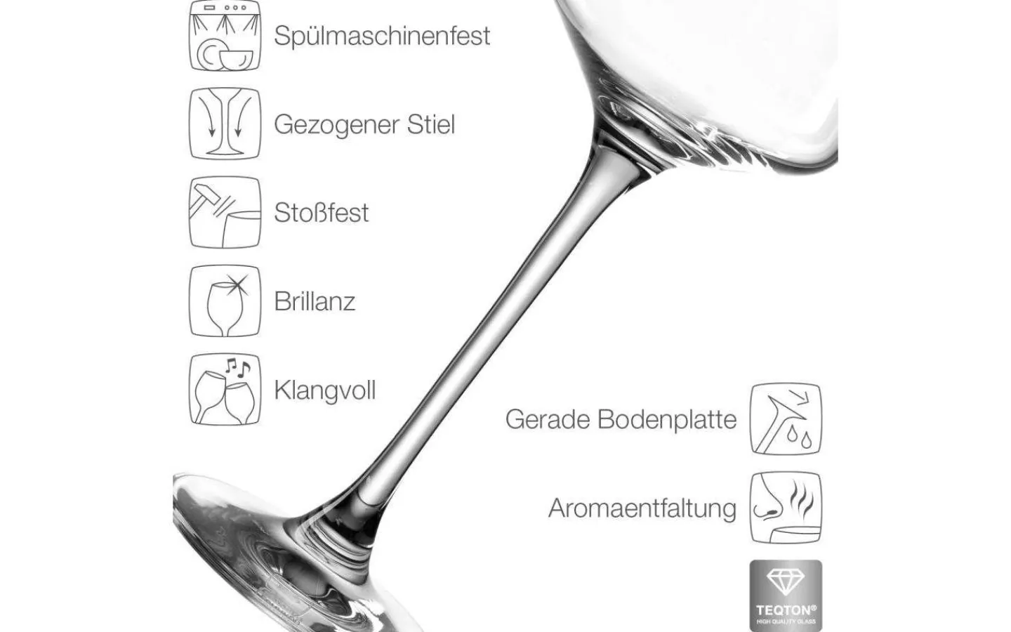 Glas<Leonardo Puccini Dessertvinglas 6-pack