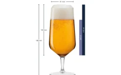 Puccini Ölglas på Fot 6-pack