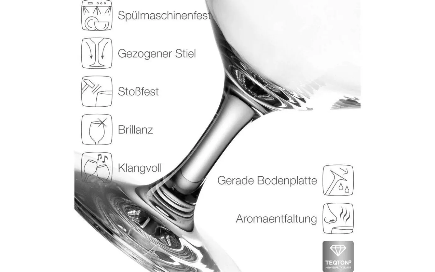 Puccini Ölglas på Fot 6-pack