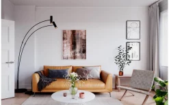 Golvläslampor<By Rydens Puls Golvlampa 217cm Matt Svart