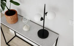 Bordslampor<By Rydens Punto Bordslampa 55cm Svart/Opal