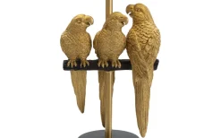 Mauro Ferretti Punto Bordslampa Papegojor 62,5cm Guld/Svart* Bordslampor