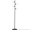 Golvlampor<By Rydens Punto Golvlampa 160cm Svart/Opal