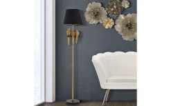 Mauro Ferretti Punto Golvlampa Papegojor 164,5cm Guld/Svart* Golvlampor