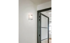 Pura Vägglampa 20cm E27 borstat stål