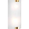 Trio Lighting Pura Vägglampa 40cm 2xE27 antikmässing* Lampetter