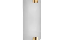 Trio Lighting Pura Vägglampa 40cm 2xE27 antikmässing* Lampetter