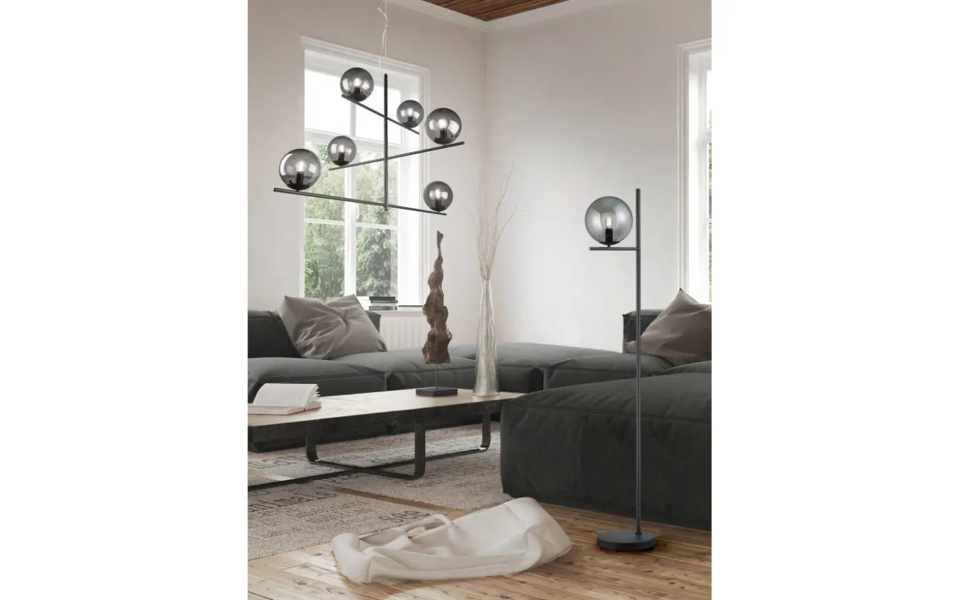 Pure Golvlampa E14 antracit