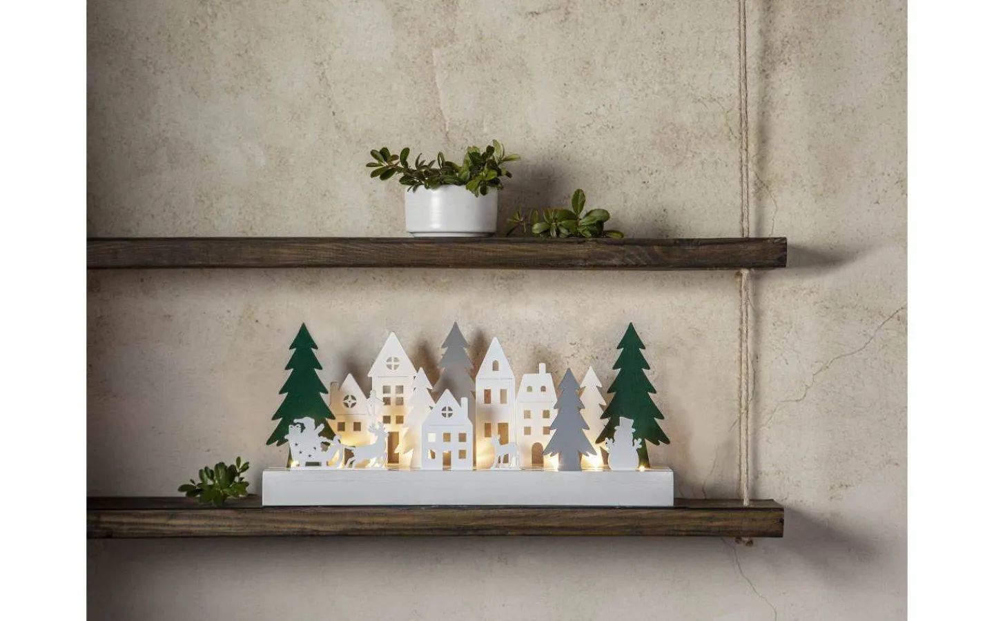 Star Trading Puzzel Batteridriven Juldekoration 37cm* Batteri Julpynt Inomhus