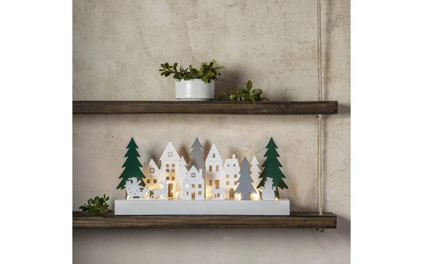 Star Trading Puzzel Batteridriven Juldekoration 37cm* Batteri Julpynt Inomhus