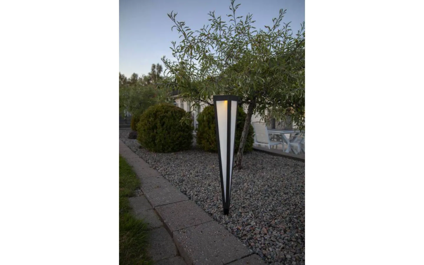 Solcellslampor Stig & Mark|Visa Alla Solcellslampor<Star Trading Pyramis Solcellslampa 61cm Varmvit