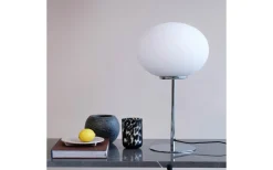 Dyberg Larsen Queen Bordslampa 49cm Opal/Krom* Bordslampor