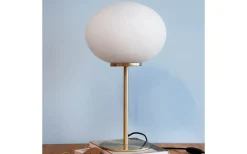 Bordslampor<Dyberg Larsen Queen Bordslampa 49cm Opal/Mässing