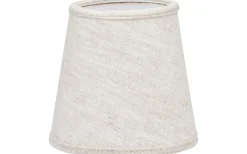 Enfärgade Runda Lampskärmar<PR Home Queen Lampskärm Ø12cm Lin Ljus Beige