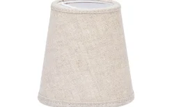 PR Home Queen Lampskärm Ø10cm Lin Natur* Enfärgade Runda Lampskärmar