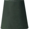 Enfärgade Runda Lampskärmar<PR Home Queen Lampskärm Ø12cm Sammet Smaragd