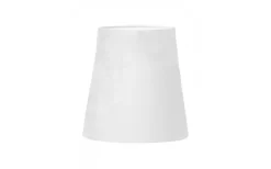 PR Home Queen Mini Lampskärm Sammet Ø10cm Vit* Enfärgade Runda Lampskärmar