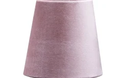 PR Home Queen Mini Lampskärm Sammet Ø10cm Rosa* Enfärgade Runda Lampskärmar