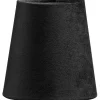 Enfärgade Runda Lampskärmar<PR Home Queen Mini Lampskärm Sammet Ø10cm Svart