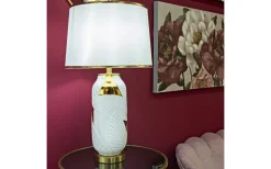 Bordslampor<Mauro Ferretti Quick Bordslampa 70cm Vit/Guld