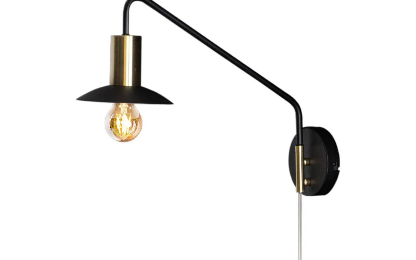 Läslampor<By Rydens Quinn Vägglampa 35cm Matt Svart