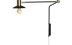 Läslampor<By Rydens Quinn Vägglampa 60cm Matt Svart