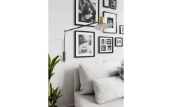 Läslampor<By Rydens Quinn Vägglampa 60cm Matt Svart