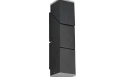 Raglan Vägglampa LED 2-delad mattsvart