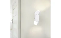 Trio Lighting Raglan Vägglampa LED 2-delad mattvit* Lampetter