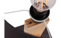 Bordslampor<Trio Lighting Rahul Bordslampa LED + E27 trä/svart