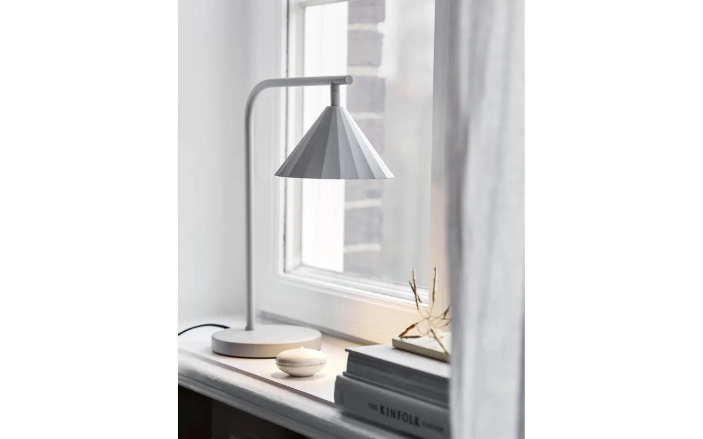 CO Bankeryd Rain Bordslampa 39cm Grå* Skrivbordslampor|Bordslampor