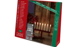 Rakel Adventsljusstake 7L Röd 27cm