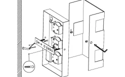 Vägglampor Utomhus<Eglo Ralora Fasadlampa LED 3000K 3x3,5W Rostfritt Stål IP44