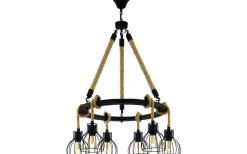 Rampside Taklampa 76cm 6L Svart/Brun