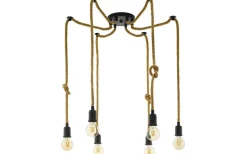 Eglo Rampside Taklampa 6L Svart* Stora Taklampor Ø50-69 Cm