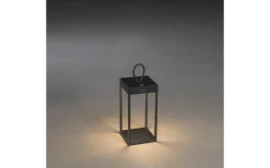 Utomhusdekorationer|Uppladdningsbara Lampor Utomhus<Konstsmide Ravello Uppladdningsbar Lampa 30cm Svart IP54