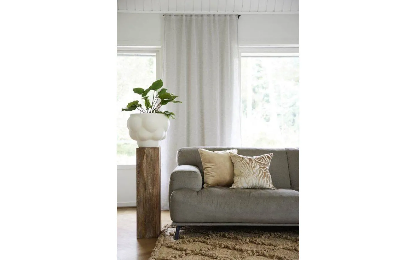 Lugg- & Ryamattor<Svanefors Ravi Matta Iskaffe 60x90cm