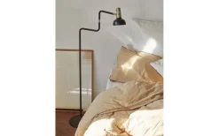 Golvläslampor|Vardagsrum<CO Bankeryd Ray Golvlampa 127cm Svart/Mässing