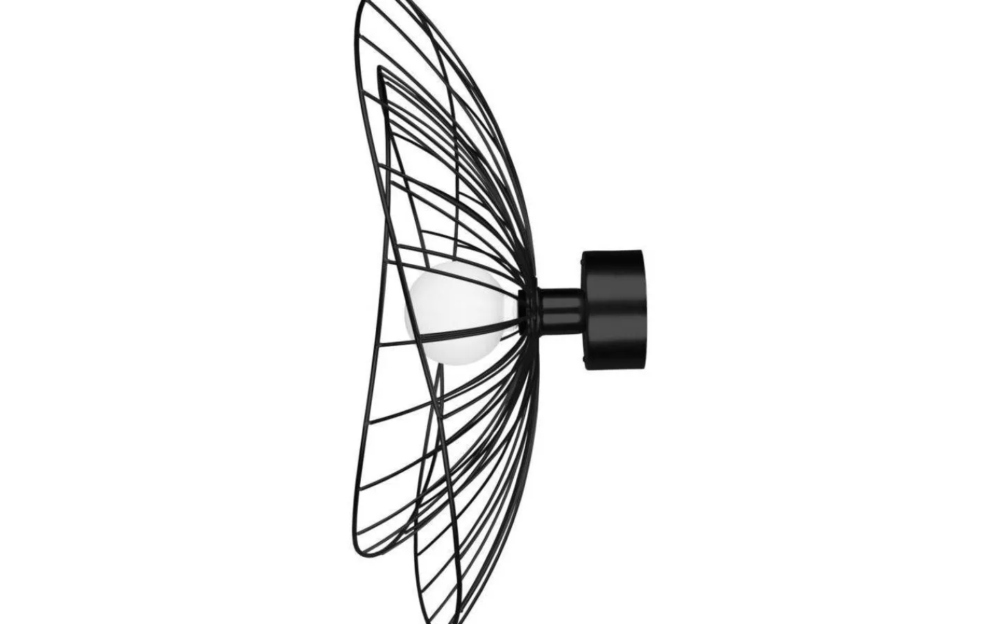 Globen Lighting Ray Plafond/Vägglampa 60cm Svart* Hall & Trappa|Sovrum