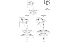 Ray Taklampa 70cm Mud