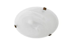ArmaturHantverk Åre Plafond Ø50cm Nickel/Vit* Plafonder