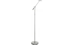 Golvlampor|Golvläslampor<Texa Design Recco Golvlampa 152cm LED CCT 7W Sand/Nickel