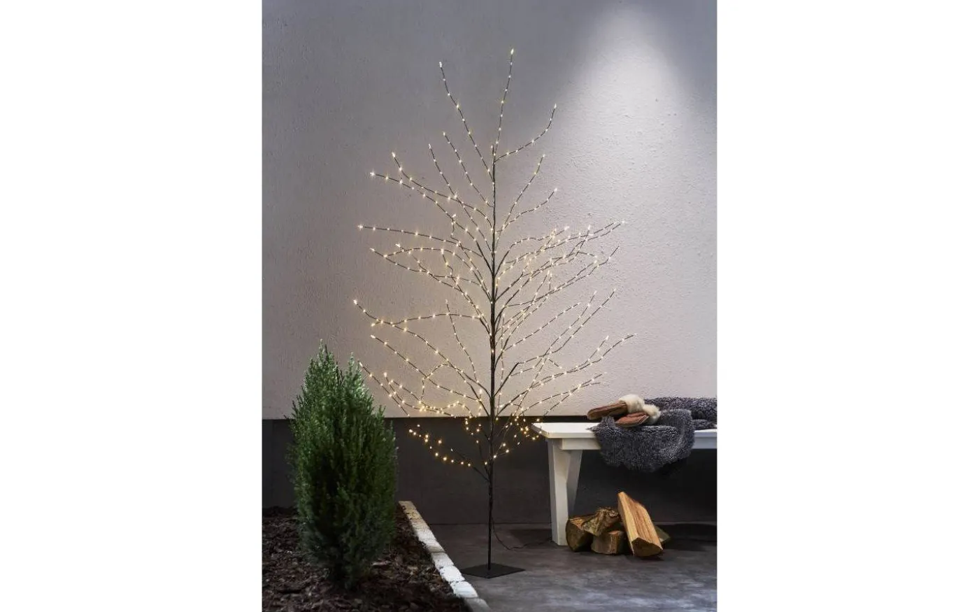 Reedy Dekorationsträd 180cm Svart IP44