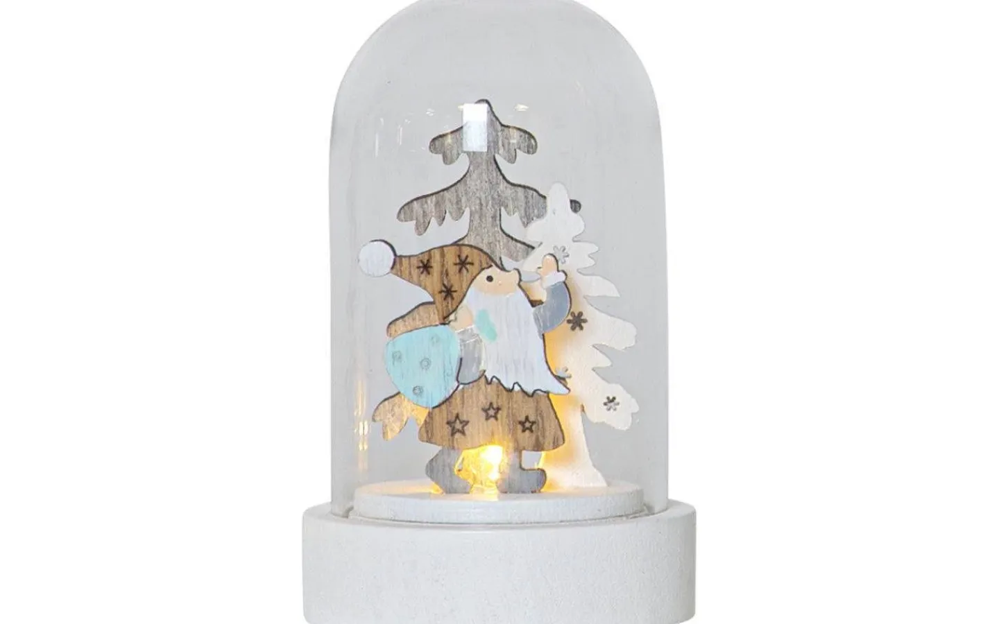 Batteri Julpynt Inomhus<Star Trading Reinbek Bordsdekoration 9cm Vit 2-Pack