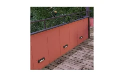 Reno SQ Indirect Vägglampa LED Antracit IP65