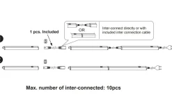 Nordlux Renton Bänkbelysning 55cm LED 9W Vit* Bänkbelysning|Kök & Matplats