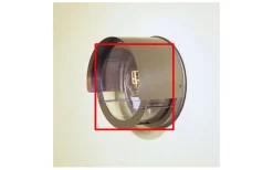 Reservglas Opalfärgat cylinderglas till Helix 7504