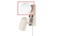 Globen Lighting Reservglas till 4343 Doppio D10 Vit* Reservglas Och Reservdelar