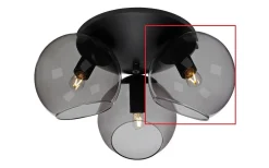 Cottex Reservglas till Capella Plafond Rökfärgad* Reservglas Och Reservdelar