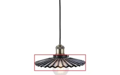 Globen Lighting Reservglas till Cobbler Fönsterlampa Ø25cm Rök* Reservglas Och Reservdelar